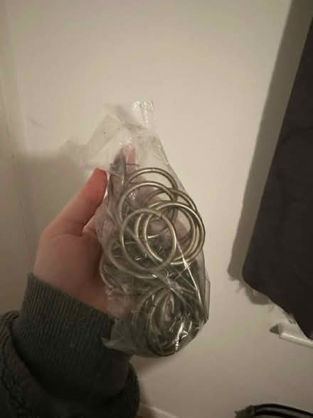 Photo of free Curtain rings gold (Greater Leys OX4) #1