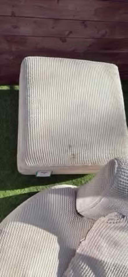 Photo of free Cuddle chair and poufee (Gillingham) #2