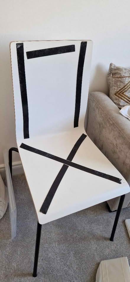 Photo of free Ikea Martin white chair (Kingston Upon Thames) #1