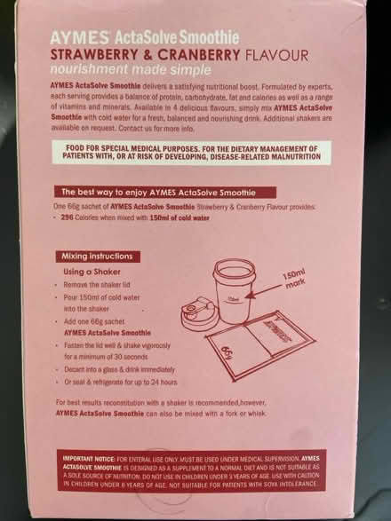 Photo of free Unopened Protein/Carb Smoothie (Turnpike Lane) #1