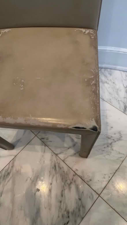 Photo of free Crate and barrel leather chair (Union) #2