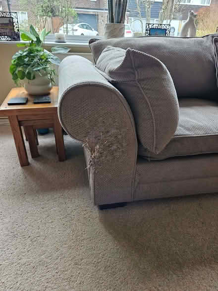 Photo of free Corner Sofa and Pouffe (Trowbridge BA14) #3