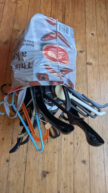 Photo of free Bag of clothes hangers (Pollokshields) (Govanhill G41) #1