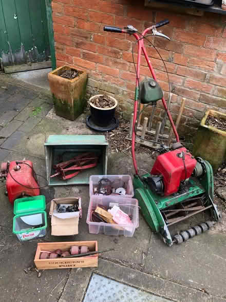 Photo of free Petrol lawnmower with spares, for repair (Barford CV35) #2