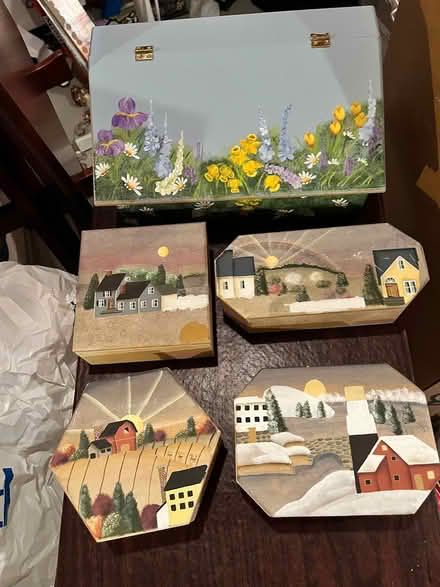 Photo of free Wooden boxes that can be painted (Montgomery Township) #1