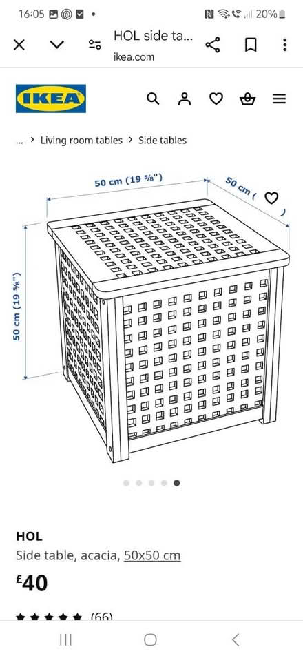 Photo of free Ikea storage box / table (CR5 old coulsdon) #3