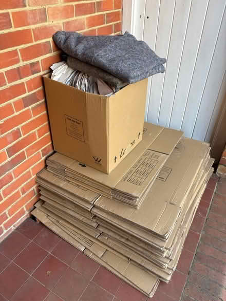 Photo of free Moving boxes / Paper / Blankets (RG31 6RL) #1
