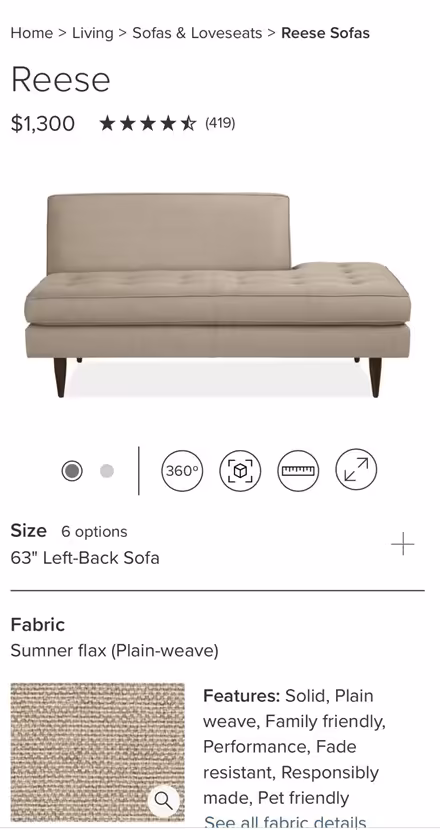 Photo of free Room and board sofa (94618) #2