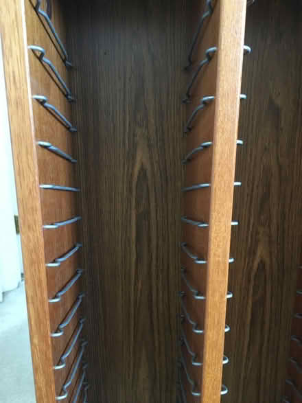 Photo of free Oak CD storage unit (Bounds Green N11) #2