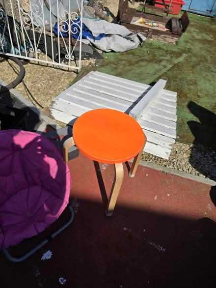 Photo of free Orange 4 legged stool (Kidlington) #1