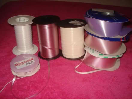 Photo of free Poly ribbon/craft/floral bundle etc (Barming ME16) #1
