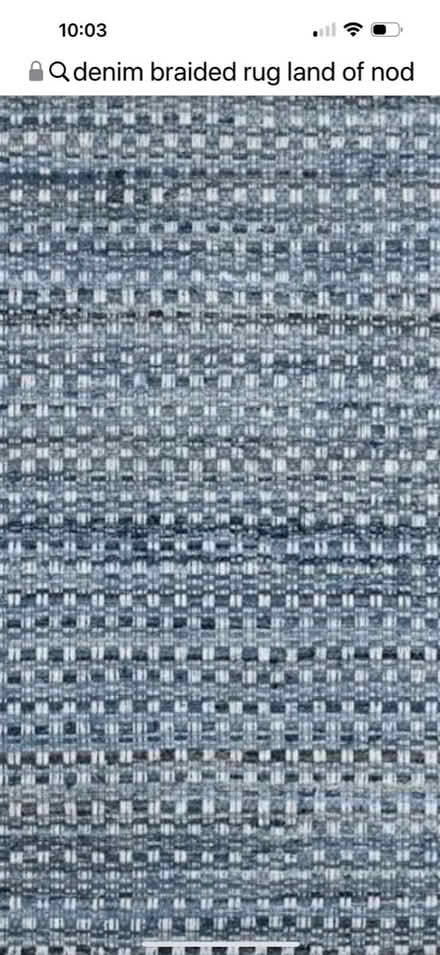 Photo of free 8x10 braided denim rug (Greenwich) #1