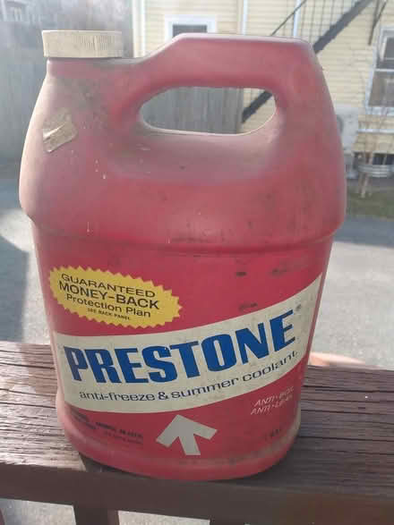 Photo of free anti-freeze and coolant (Cambridge, Porter Square) #1
