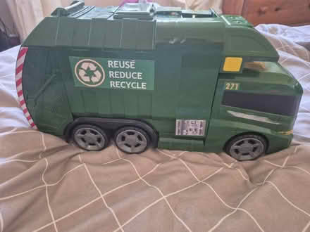 Photo of free 2x recycling toy trucks (Loughborough LE11) #1