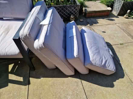 Photo of free Metal garden chairs (Sutton Heath WA9) #1