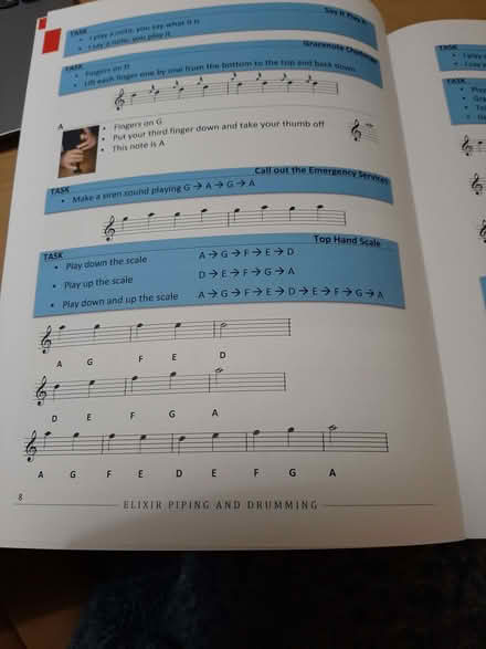 Photo of free Childrens Bagpipe Tutor book (Woodford IG8) #2