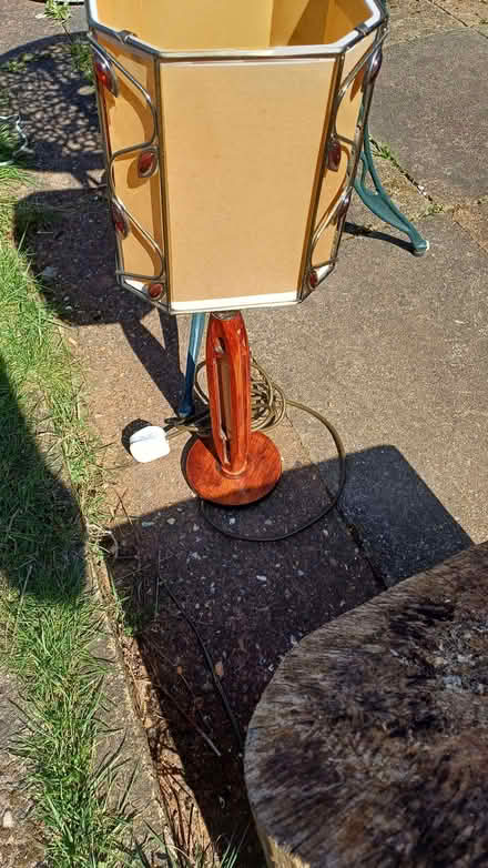 Photo of free Weaving shuttle table lamp (Gedling NG4) #1