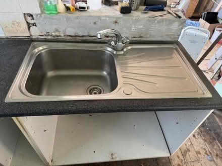 Photo of free Stainless Steel sink and tap (Hollington TN37) #1