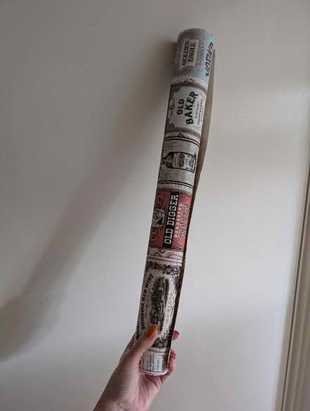 Photo of free roll of wallpaper bar alcohol print (City of Bristol BS4) #3