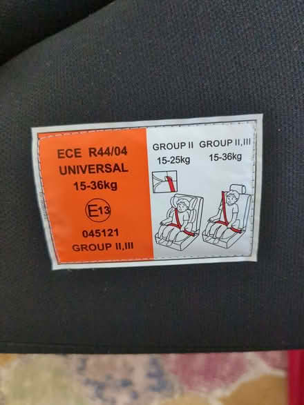 Photo of free Kids car seat (Earley RG6) #2