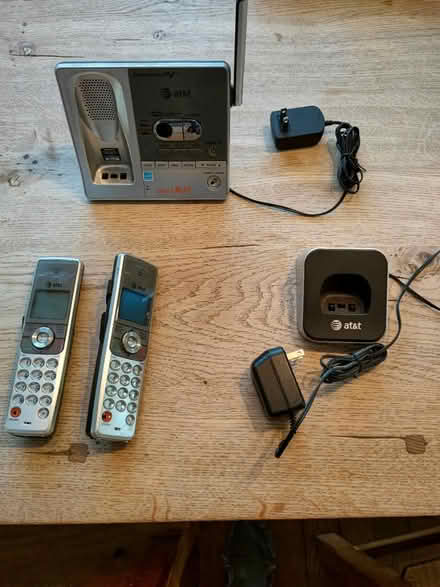 Photo of free AT&T cordless phones (Hunter Ln & Spring Valley Rd) #1