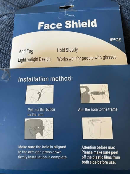 Photo of free Face shields (Sidcup/New Eltham) #2
