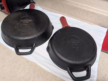 Photo of free 2 Tramontina Cast Iron skillets (Greenwood Village) #2