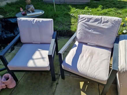 Photo of free Metal garden chairs (Sutton Heath WA9) #2