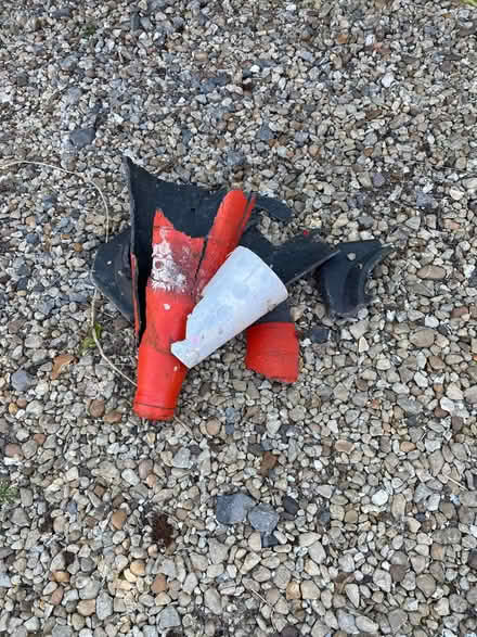Photo of A parking cone (Brightwell cum Sotwell OX10) #1