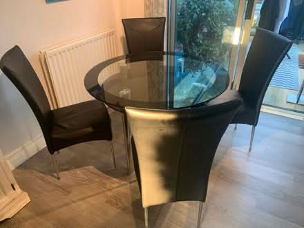 Photo of free Glass Topped Table (GU52) #4