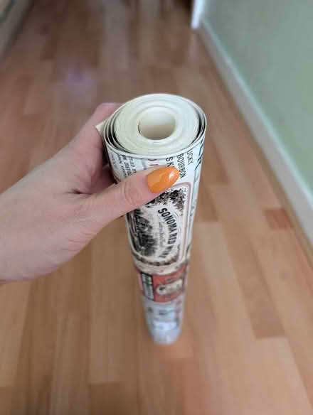 Photo of free roll of wallpaper bar alcohol print (City of Bristol BS4) #1