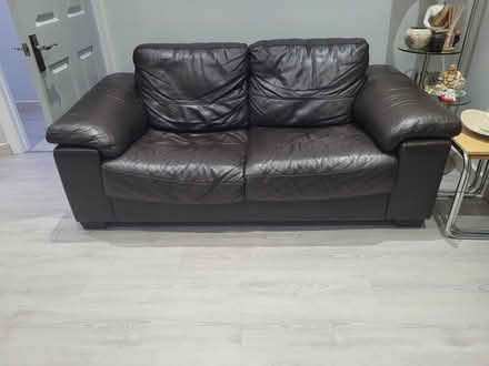 Photo of free 2 seater leather dfs sofa (South harrow) #1
