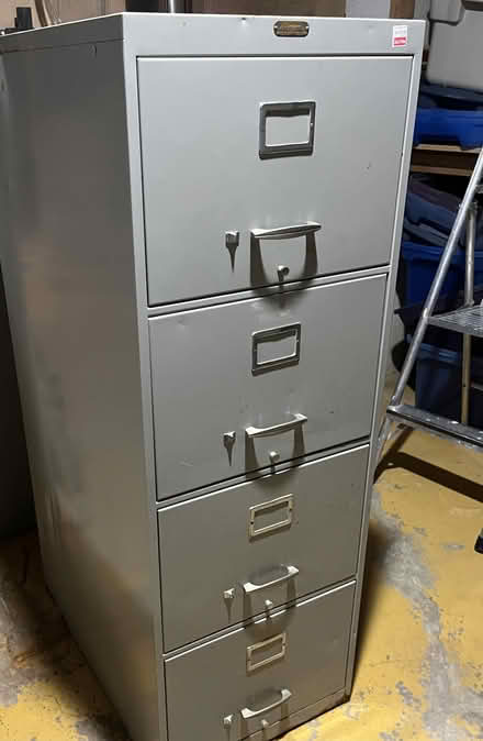 Photo of free four drawer filing cabinet (North west Newmarket) #1