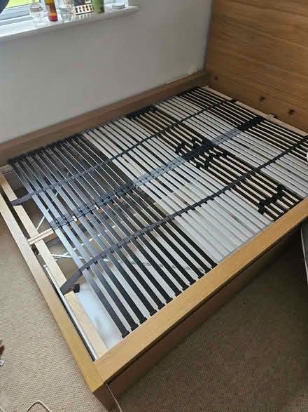 Photo of free Malm double bedframe (Wheatley OX33) #3