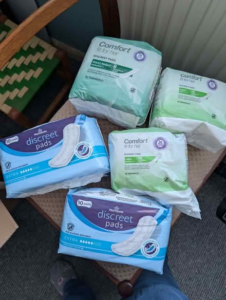 Photo of free Discreet pads (Rothwell LS26) #1