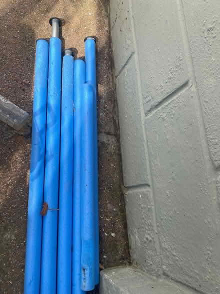 Photo of free Trampoline net supports and foam (BN1 7GL) #1