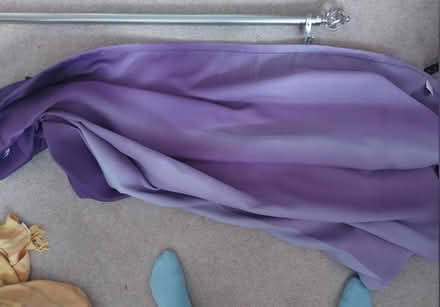Photo of free Purple Blackout curtains and poll (BR6) #3