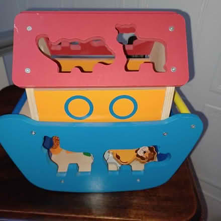 Photo of free Wooden ark with some animals (Denton's Green WA10) #1