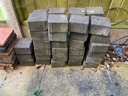 Photo of free Approx 60 small grey cobblestones (Brookvale, RG21) #1