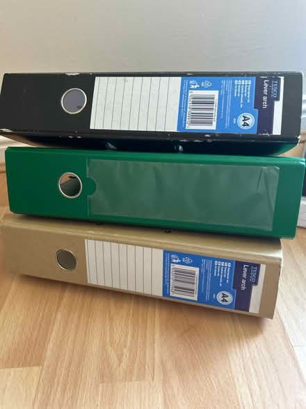 Photo of free Lever arch files and folders (Dennistoun, G31) #2