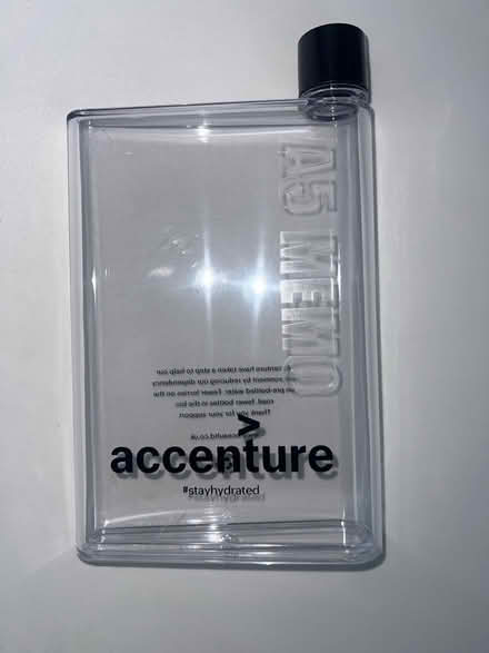 Photo of free Unused A5 memo water bottle (Camberwell, SE5) #1