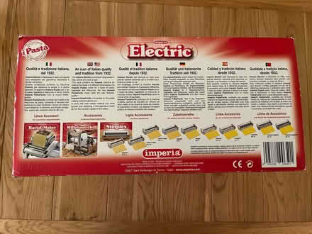 Photo of free Imperia electric pasta machine (Welwyn Garden City AL8) #2