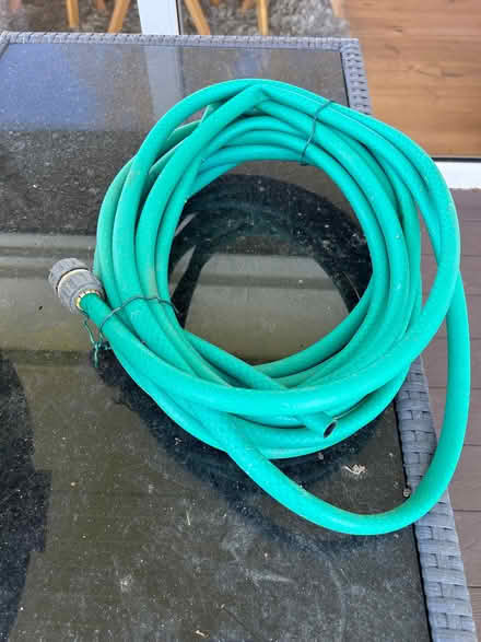 Photo of free Hoselock wall mounted hose winder and some hose (Garsington OX44) #1