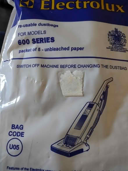 Photo of free Electrolux 600 cleaner bags. (Furzton MK4) #1