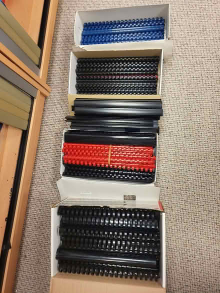 Photo of free x4 Boxes Combs for Comb Binding (Cheadle Hulme SK8) #1