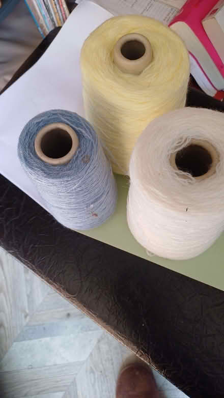 Photo of free 3 cones babysoft yarn (Gedling NG4) #1