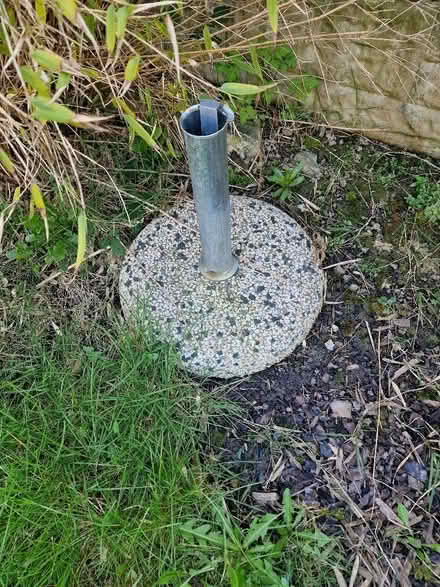 Photo of free Concrete Garden Umbrella Base (Thorpe Hesley S61) #1