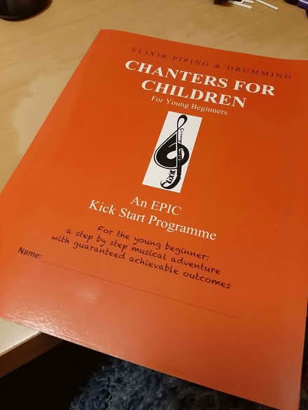 Photo of free Childrens Bagpipe Tutor book (Woodford IG8) #1