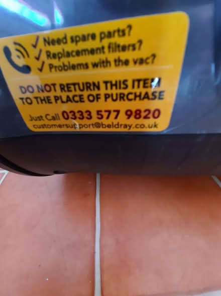 Photo of free Beldray Hoover (Allerton BD15) #1