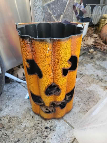 Photo of free Halloween metal lantern (Arlington) #1